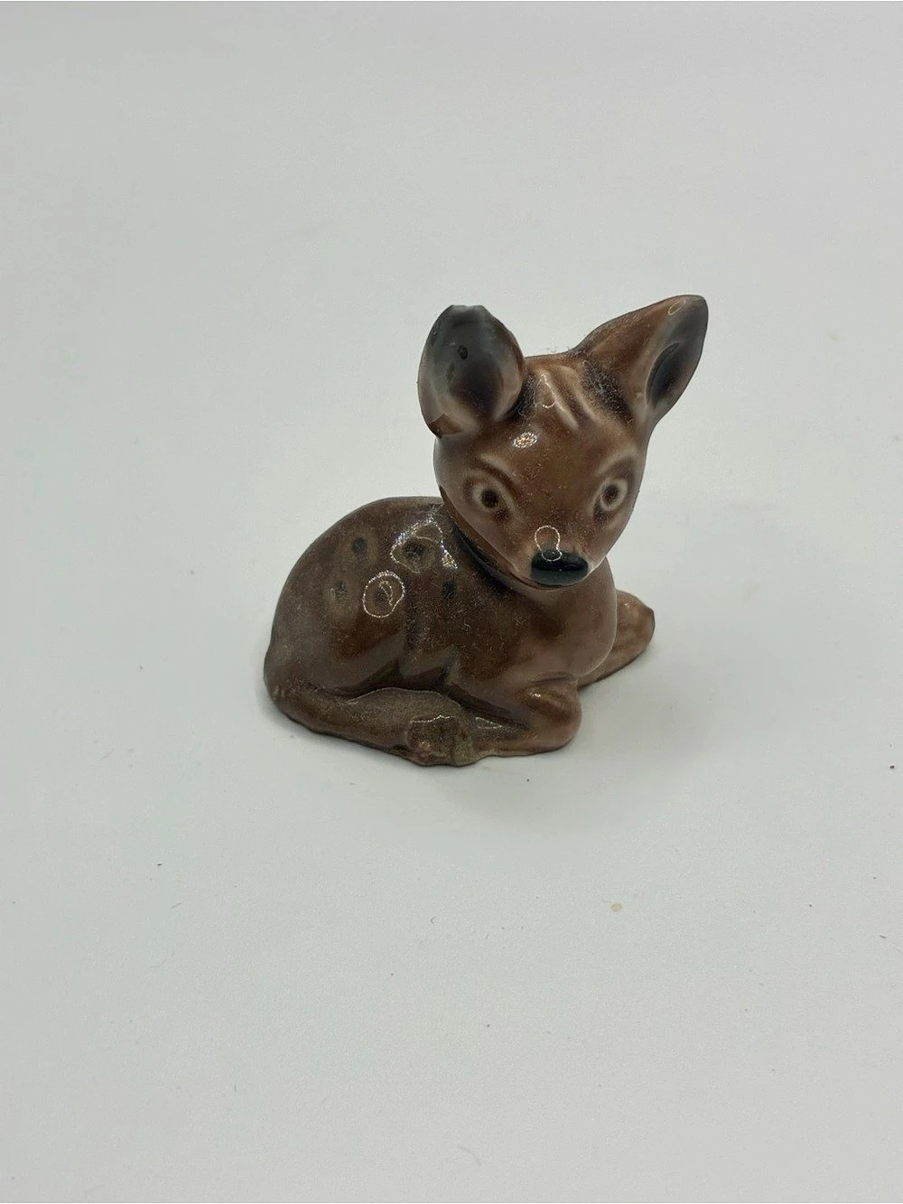 Brown Dog Ceramic Figurine